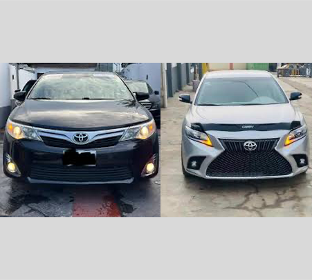How This Nigerian Mechanic Turned a Toyota Camry into a Lexus Lookalike